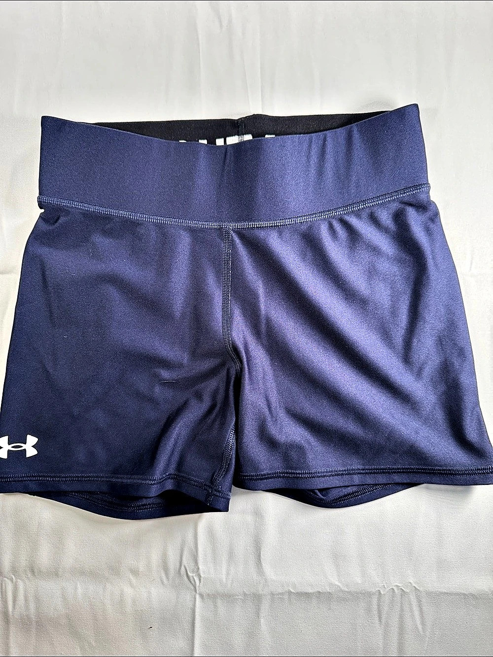 Under Armour HeatGear Shorty Compression Shorts Blue Medium